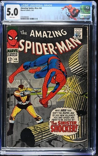 Amazing Spider-Man #46 CGC 5.0 Origin & 1st App. Of The Shocker - 4700990008