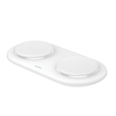 BoostCharge Dual Magnetic Charging Pad - White