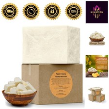 Pure Unrefined Mango Butter 10 lbs - Nourishing DIY Skin  Hair Care Solution