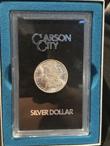 New Listing1884 Carson City Uncirculated Morgan Silver slight toning on reverse