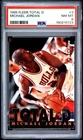 MICHAEL JORDAN 1995-96 FLEER TOTAL D INSERT CARD#3 PSA8!BULLS G GOAT HOF