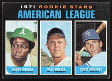1971 Topps HI #643 - 1971 Rookie Stars Pete Koegel, Bobby Brooks, Scott Northey