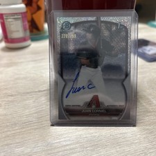 2023 Bowman Chrome -  Autographs Juan Corniel #CPA-JCL Speckle Refractor /299