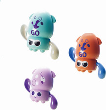 3Pcs Bath Toys,Floating Wind up Swimming Octopus Toy for Baby Toddler, Bathtub T
