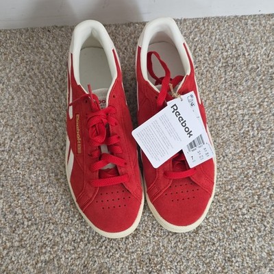 Size 5 - Reebok Club C Grounds Vector Red/Paper White/Chalk W