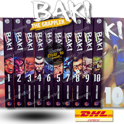 BAKI The Grappler Omnibus Manga Vol 1-10 English Edition Half/Full Set NEW + DHL