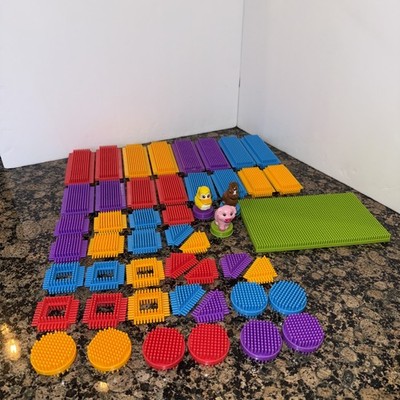 Bristle Blocks Farm Set of 49 Building Stem Toys Bricks Stacking Sensory Animals