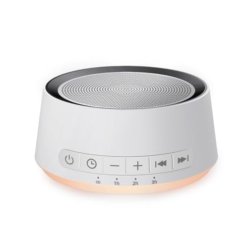 Sound Machine White Noise Machine with 30 Soothing Sounds 12 Colors Night 
