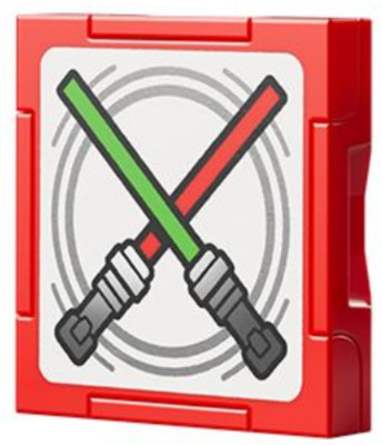 LEGO Star Wars Smart Tag - 102349c01pb007 - Lightsaber Duel Pattern  75426 75427