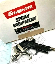 Snap On Tools Air Paint Spray Gun BF700 HVLP Black Gravity Feed w/ BOX Saber II