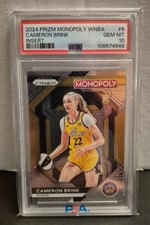 2024 Prizm Monopoly WNBA Cameron Brink PSA Gem Mint 10