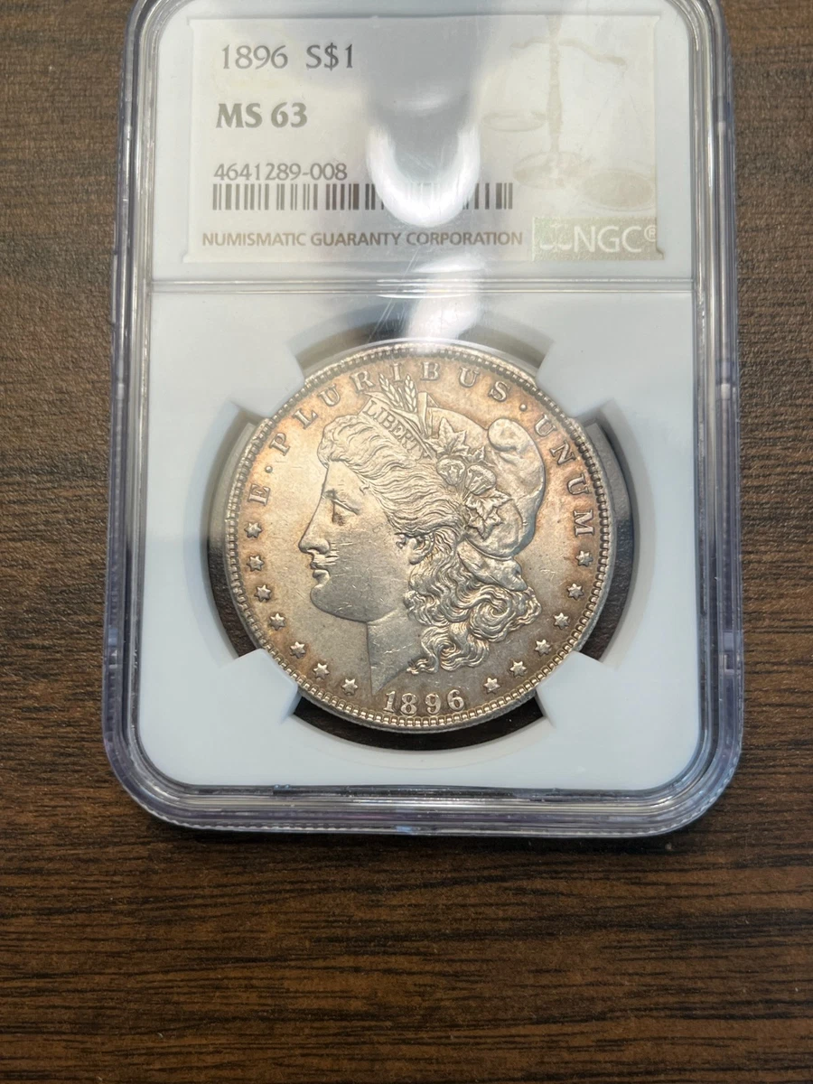 MS 63 Graded 1896 Year Morgan US Dollars (1878-1921) for sale | eBay