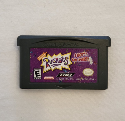Nickelodeon Rugrats I Gotta Go Party (Nintendo GBA, 2002) Authentic Tested Great