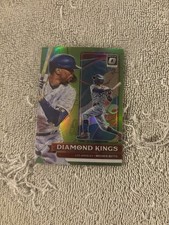 2022 Panini Donruss Optic - Diamond Kings Mookie Betts #27 Lime Green Prizm