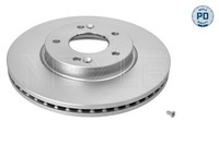 2X Meyle Bremsscheibe MEYLE-PD: Advanced Performance And Design. 37-15 521 0044/