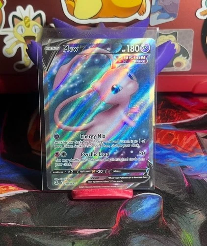 Mew V (Full Art) 250/264 Swsh08: Fusion Strike Holo Full Art Illus. aky CGworks