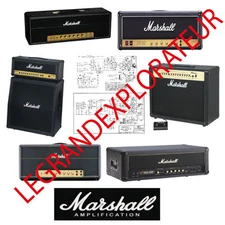Ultimate  Marshall  Repair & Service manual Schematics    470 PDF manuals on DVD