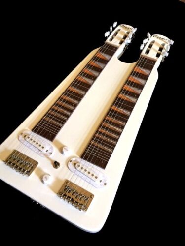 NEW CUSTOM HAND MADE SOLID 6/6 DOUBLE NECK ELECTRIC LAP STEEL GUITAR - Afbeelding 1 van 4