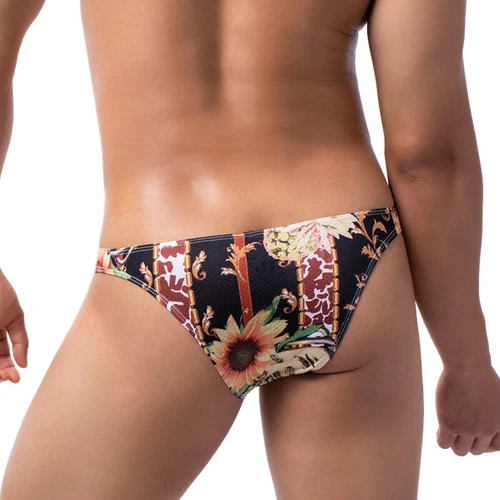 Sexy Hombres Calzoncillos Elásticos Hipster Ropa Interior de tiro bajo Ropa de playa Bikini Bolsa Calzoncillos - Imagen 16 de 48