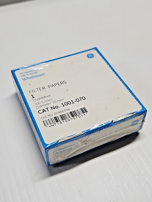 Whatman Qualitative Filter Paper Circles 70mm Diameter 1001-070 | Box of 100