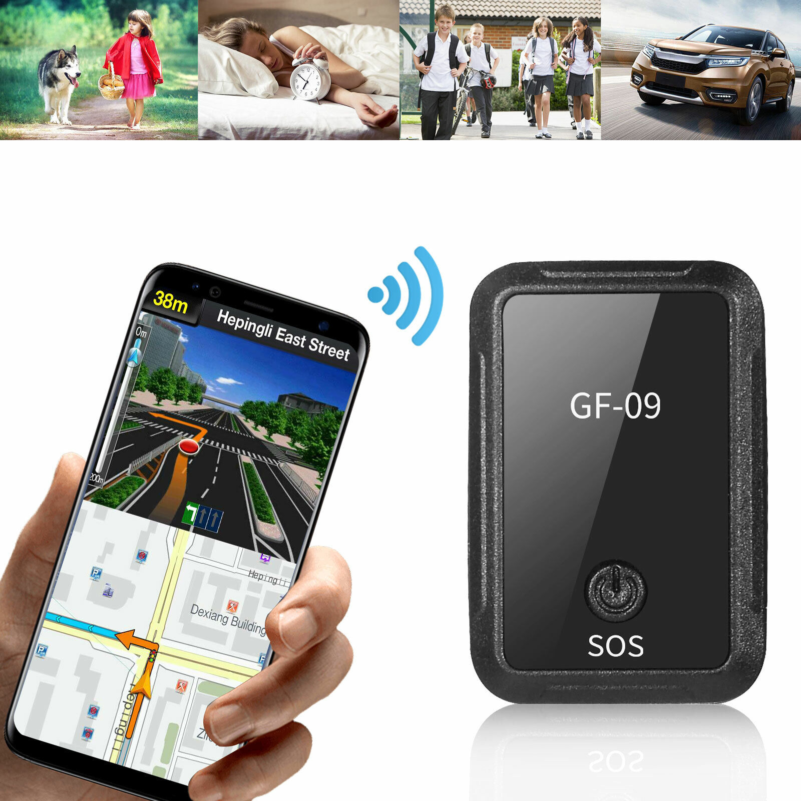 GF09 Magnetic GSM Mini GPS Tracker Real Time Tracking Locator Device For  Car | eBay