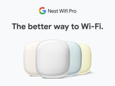 New Google - Nest Wifi Pro 6E AX5400 Tri-Band Mesh Router w/ Matter, Thread