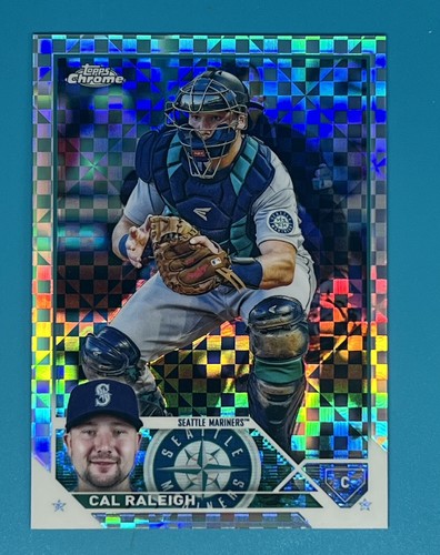 2023 Topps Chrome #141 Cal Raleigh Seattle Xfractor