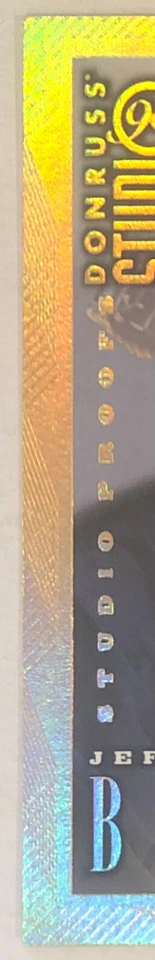 1998 Studio - Gold Press Proofs - Jeff Bagwell - Checklist - Astros - NrMt+ - Image 3 of 4