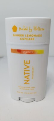 NATIVE Baked by Melissa Ginger Lemonade Cupcake Deodorant 2.65 oz Discontinued