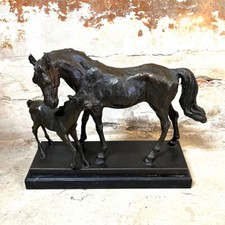 Large Bronze, Style Christopher Fratin/Pierre-Jules Leads, Band Horses Arab