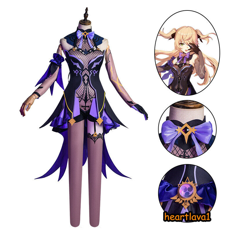 Genshin Impact Rosaria Halloween Cosplay Costume