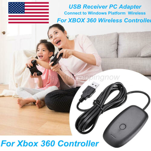 Für Xbox 360 Receiver USB schwarz PC Wireless Controller Gaming Receiver Adapter - Bild 2 von 12