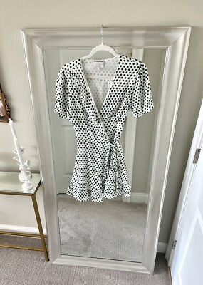 green polka dot dress revolve Nellie Mini Dress Green Polka Dot