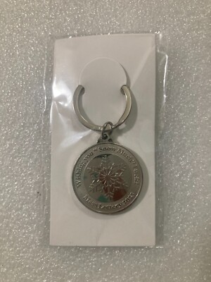COIN Metal Keychain Mass Lottery Wishing you ''Snow Much'' Luck!  TICKET SCRATCHER