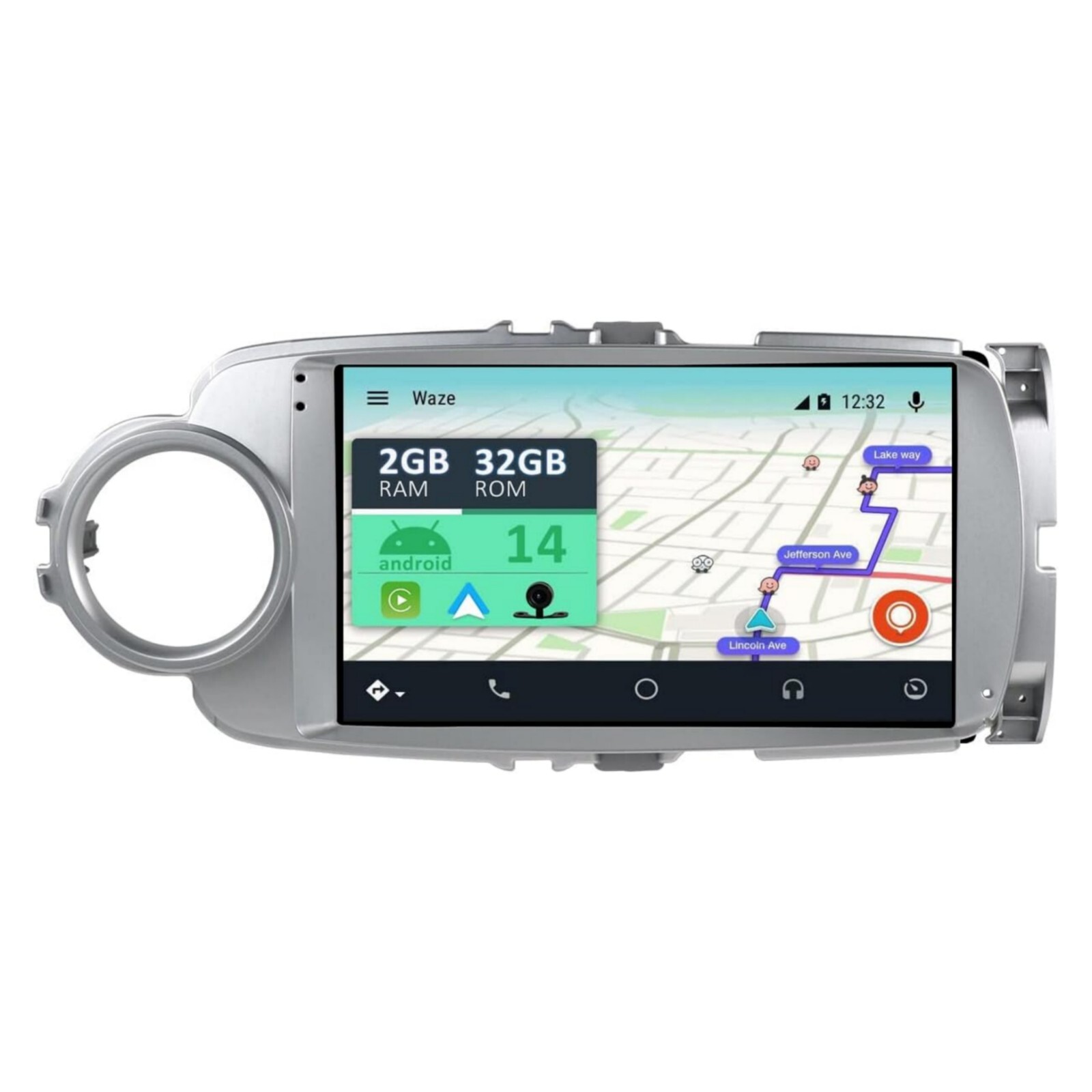 Autoradio Carplay Toyota Yaris MK3 pour voyager en musique avec Bluetooth et GPS intégré