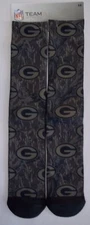 Green Bay Packers Men's Socks Large Size 10 to 13 Mossy Oak