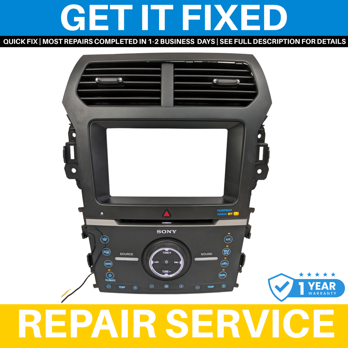 フォード エクスプローラー 純正 ディスプレイ オーディオ パネル SONY フォード エクスプローラー 純正 ディスプレイ オーディオ パネル SONY