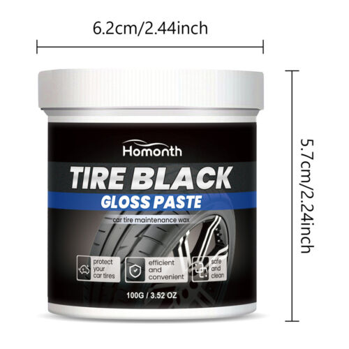 100g Tire Coating Spray Gloss Hydrophobic Sealant Wax Car Auto Shine for Wheel