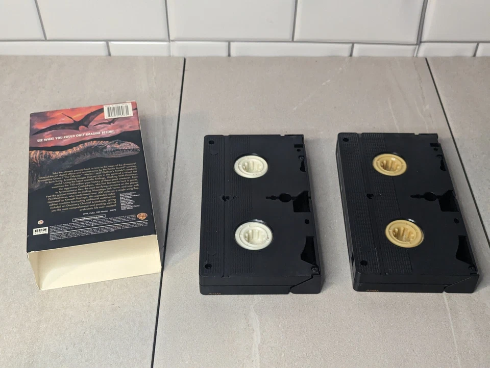 Walking with Dinosaurs (VHS, 1999- 2-Tape Set, Double Cassette) BBC Video - Image 2 of 4