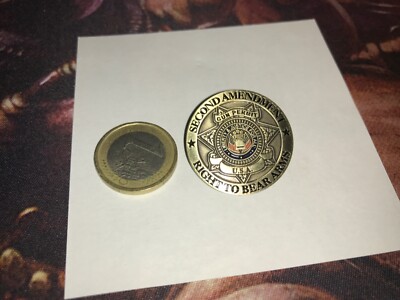 Ansteck PIN  .Second Amendment, Gun Permit,  The right to Bear Arms 