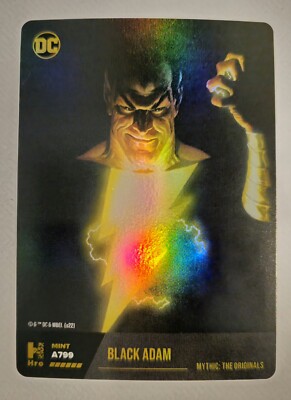 Chapter 2 DC Comics Black Adam Mythic Rare Card Only 1000 Made Low Mint