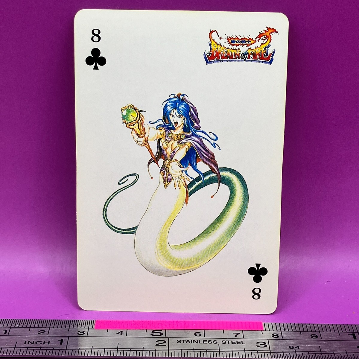 Bleu - Breath of Fire CAPCOM Vintage Playing Card Famicom Game