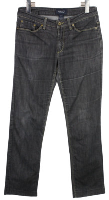 GANT Jeans Women W28 L34 Straight Fit Fade Effect Zip Fly Casual Denim