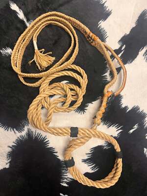 New! Barstow Professional Rodeo Equipment Custom JR. BULL ROPE Right Left handed