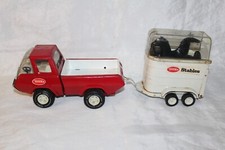 Tonka van remorque chevaux pickup vintage camion tole