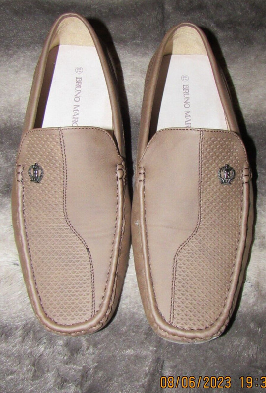 Bruno Marc Men's 3251314 Brown Loafers Size 10.5M US