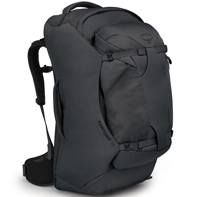 Osprey Farpoint 70 Liter Reiserucksack Travel-Rucksack Kofferrucksack Pack Grau