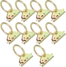 10 Pack Steel E-Track O-Ring Tie-Down Anchors for Trailer Tie Down System