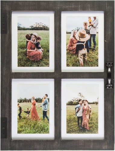 Keep Memories Alive with Rustic 5x7 Collage Frame - Easy to Hang and Display - Picture 3 of 11