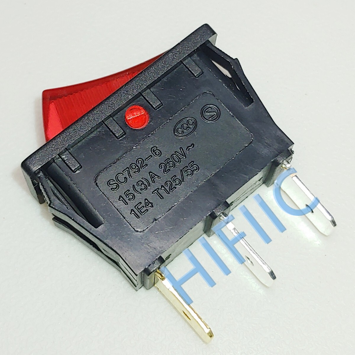 BAOKEZHEN SC792-6 15A 125/250VAC 3Pins 2 Positions Rocker